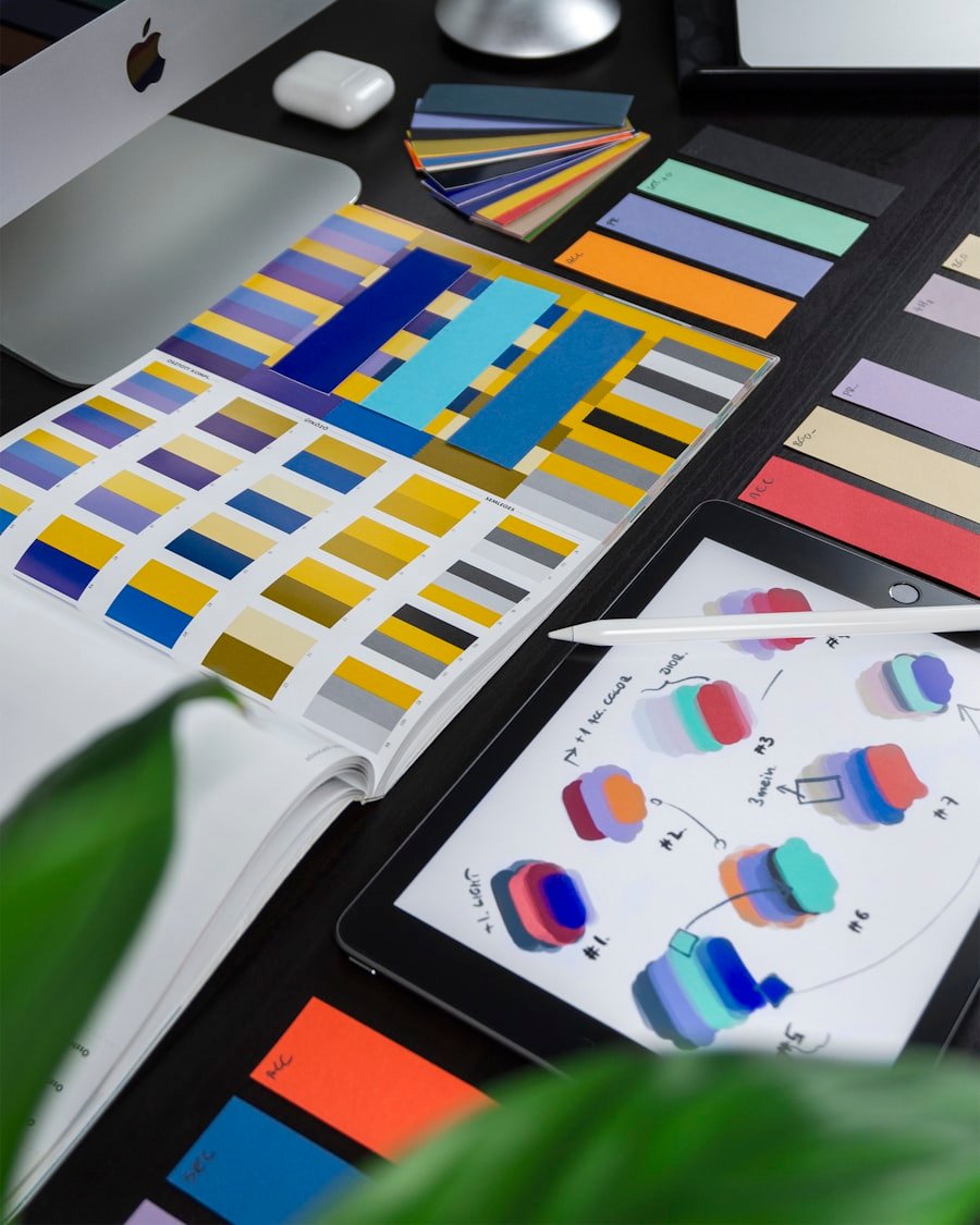 Graphic design branding and typography work