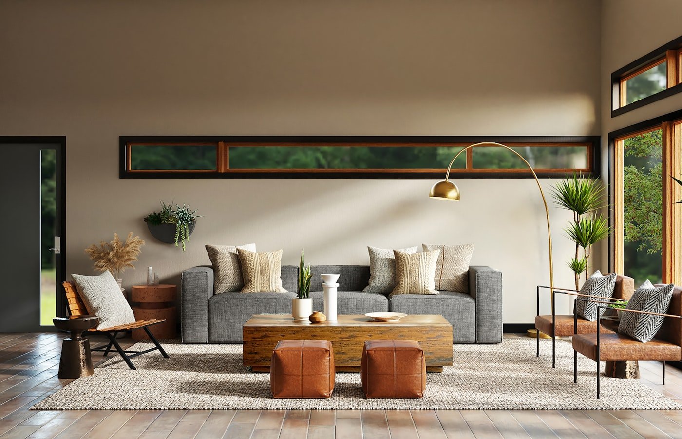 Modern interior living space