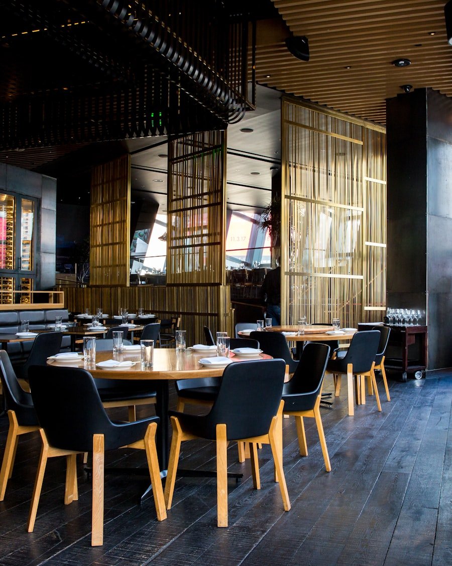 Commercial restaurant interior